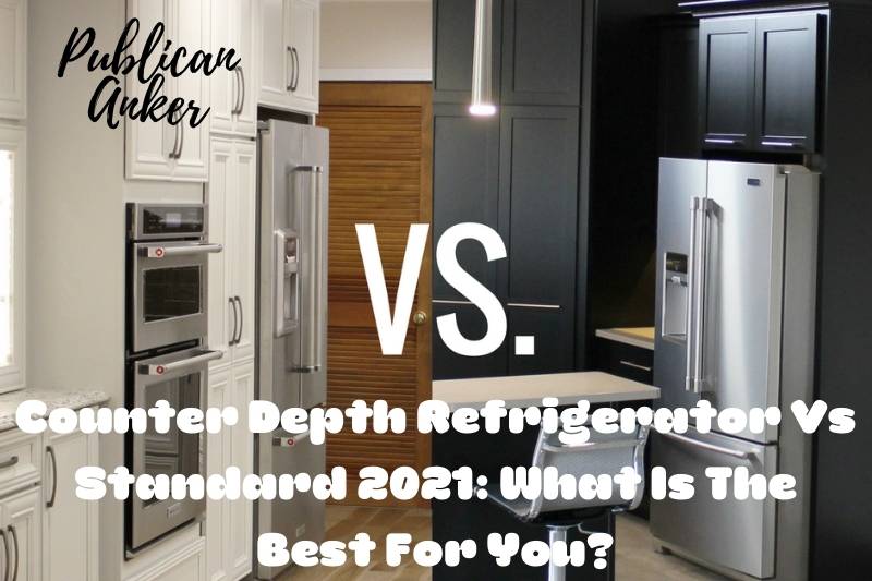Counter Depth Refrigerator Vs Standard, How Deep Is Average Countertop