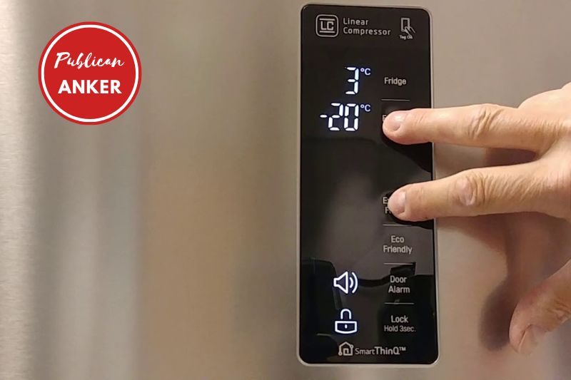 LG Refrigerator In Demo Screen Mode — Panel Displays OFF — The Way To Reset