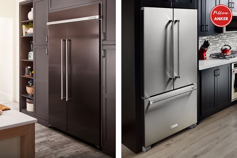 Two types of built-in refrigerators