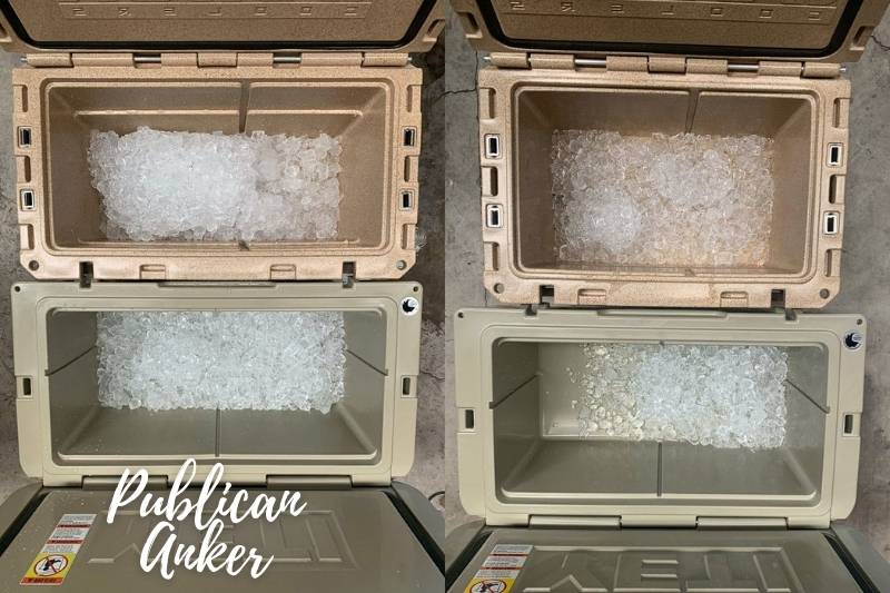 Canyon Coolers Review - Ice Retention Results