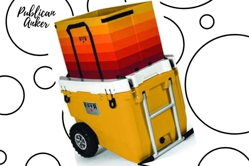 RovR 60 Quart Camping Rolling Cooler with Wheels