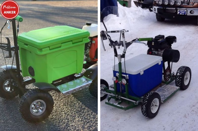 Gas or Electric Motorized Cooler Cart is Better
